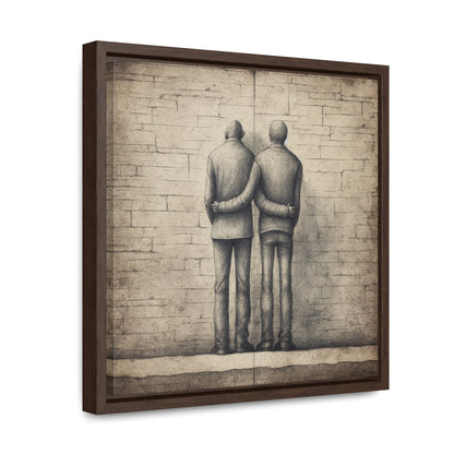 The Courage of Vulnerability 10, Valentinii, Gallery Canvas Wraps, Square Frame