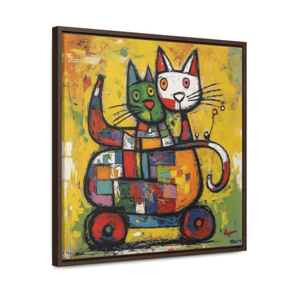 Cat 155, Gallery Canvas Wraps, Square Frame