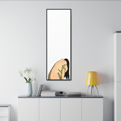 Sorrowful Woman, Original Eduard Pavel, Gallery Canvas Wraps, Vertical Frame