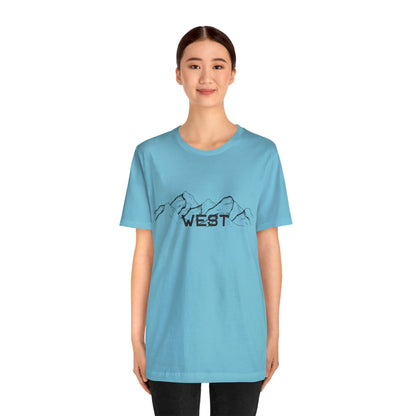 West, Unisex Jersey Short Sleeve Tee