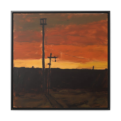 Land of the Sun 77, Valentinii, Gallery Canvas Wraps, Square Frame