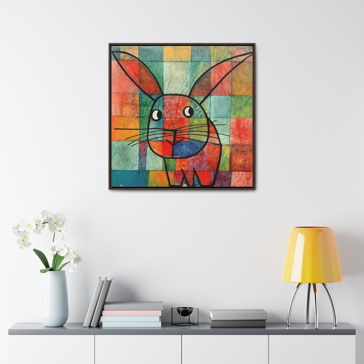 Rabbit 13, Gallery Canvas Wraps, Square Frame