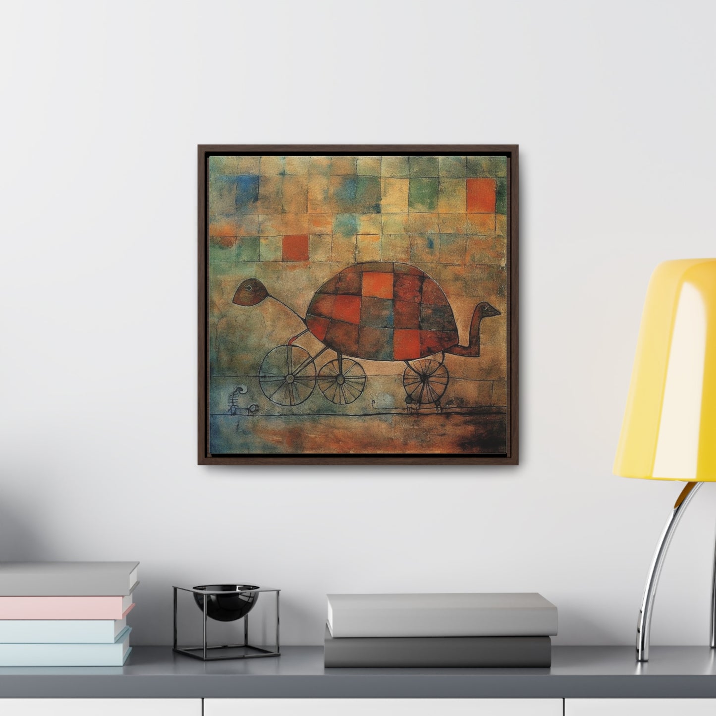 Turtle 8, Gallery Canvas Wraps, Square Frame