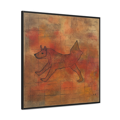 V Dog 2, Gallery Canvas Wraps, Square Frame