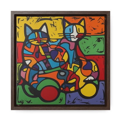 Cat 145, Gallery Canvas Wraps, Square Frame