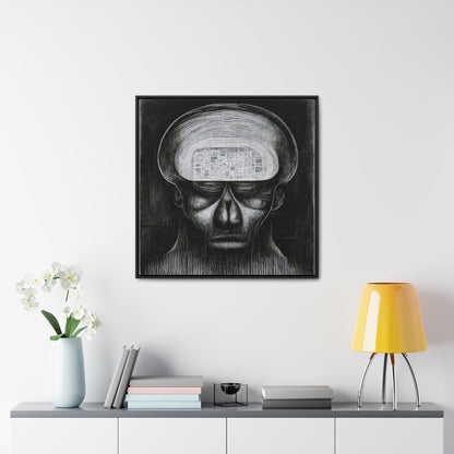 Brain 51, Valentinii, Gallery Canvas Wraps, Square Frame