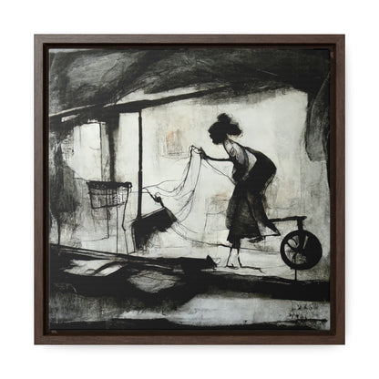 Domestic Memories 31, Valentinii, Gallery Canvas Wraps, Square Frame