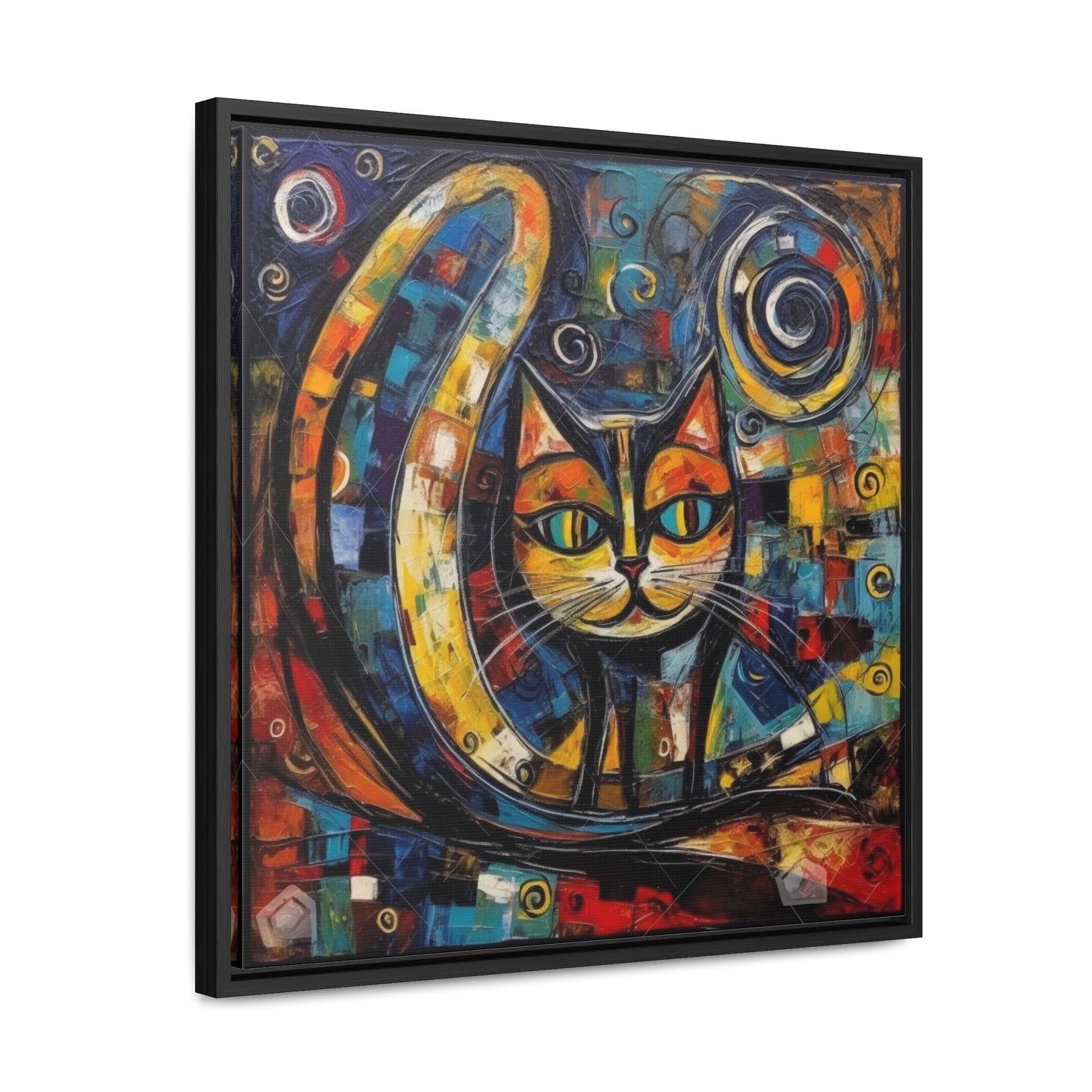 Cat 120, Gallery Canvas Wraps, Square Frame