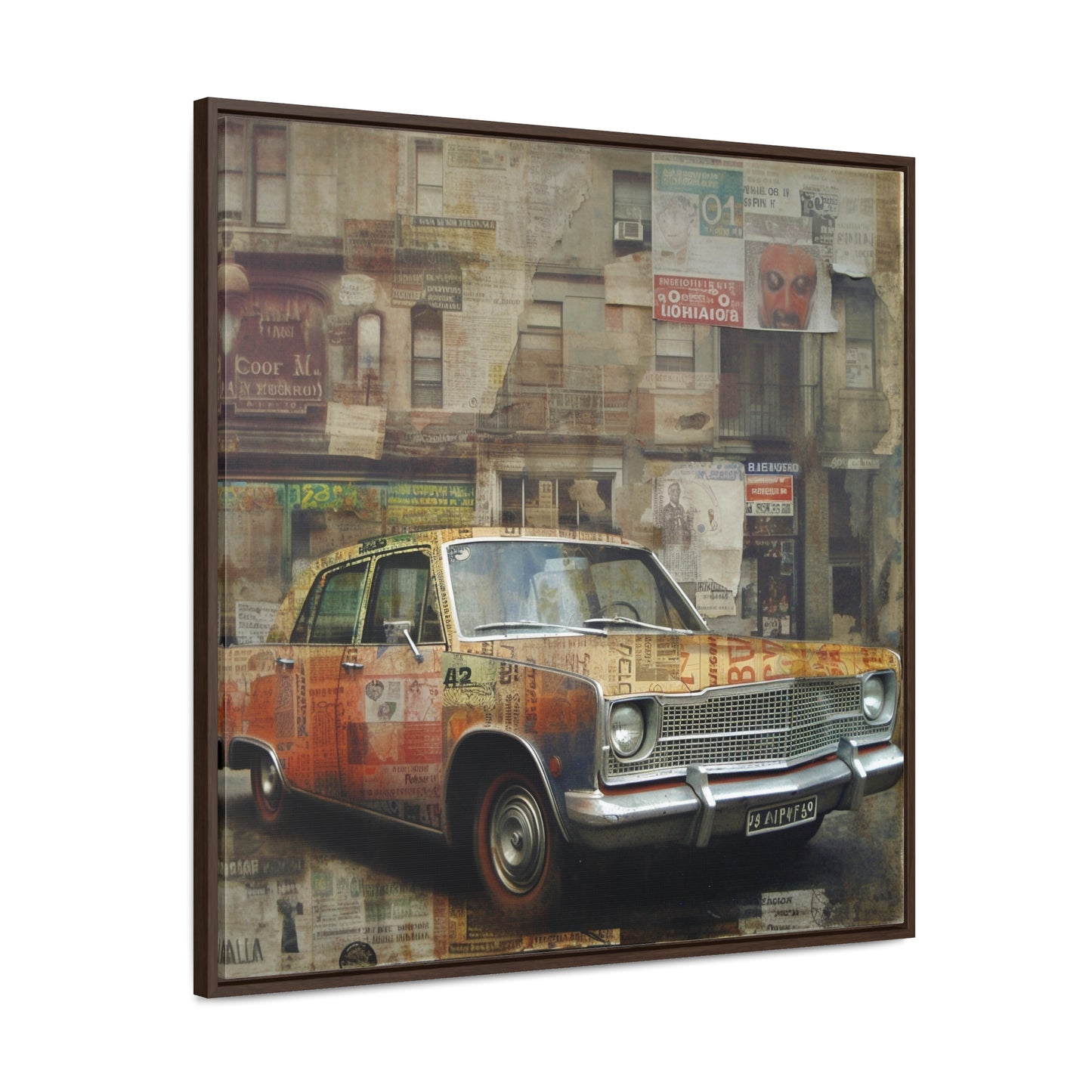 USA 11, Gallery Canvas Wraps, Square Frame