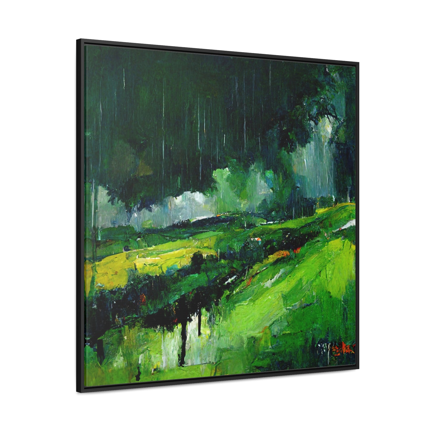 To the Rainy Land 4, Valentinii, Gallery Canvas Wraps, Square Frame