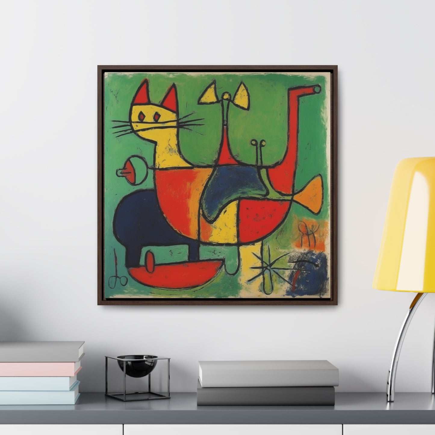 Cat 135, Gallery Canvas Wraps, Square Frame