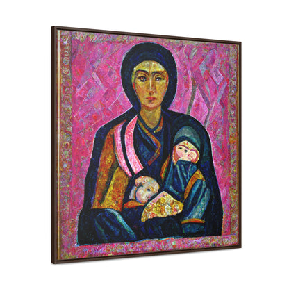 Mary and the Child 17, Valentinii, Gallery Canvas Wraps, Square Frame