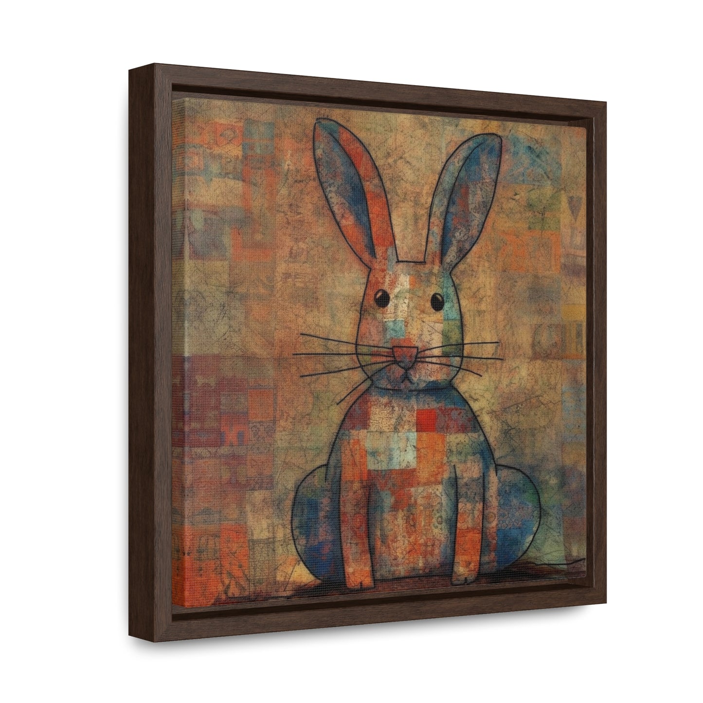 Rabbit 21, Gallery Canvas Wraps, Square Frame