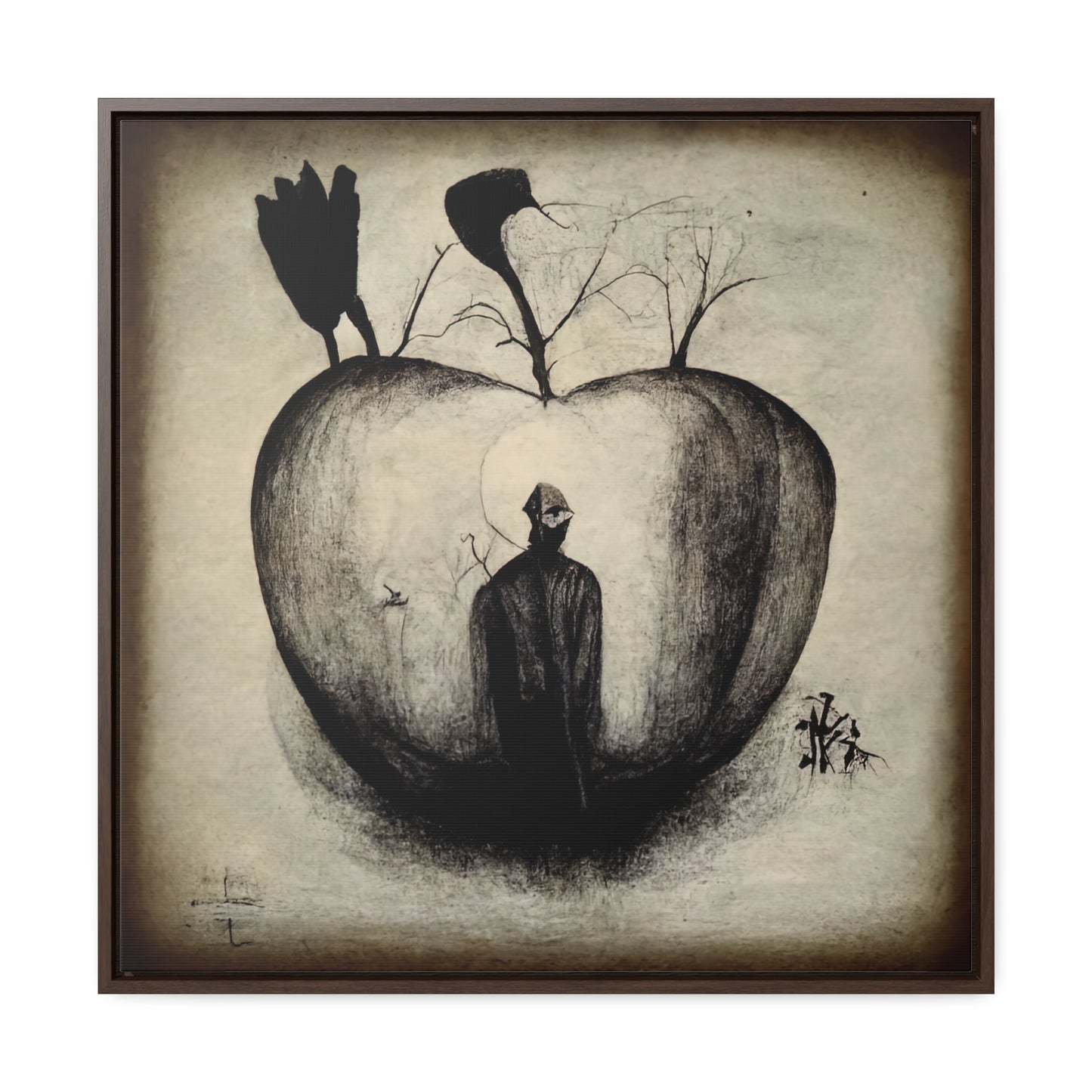 Apple 14, Valentinii, Gallery Canvas Wraps, Square Frame