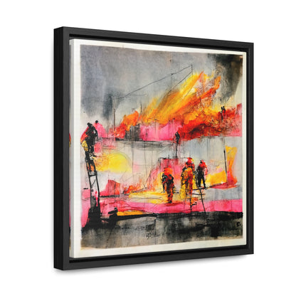 Land of the Sun 5, Valentinii, Gallery Canvas Wraps, Square Frame