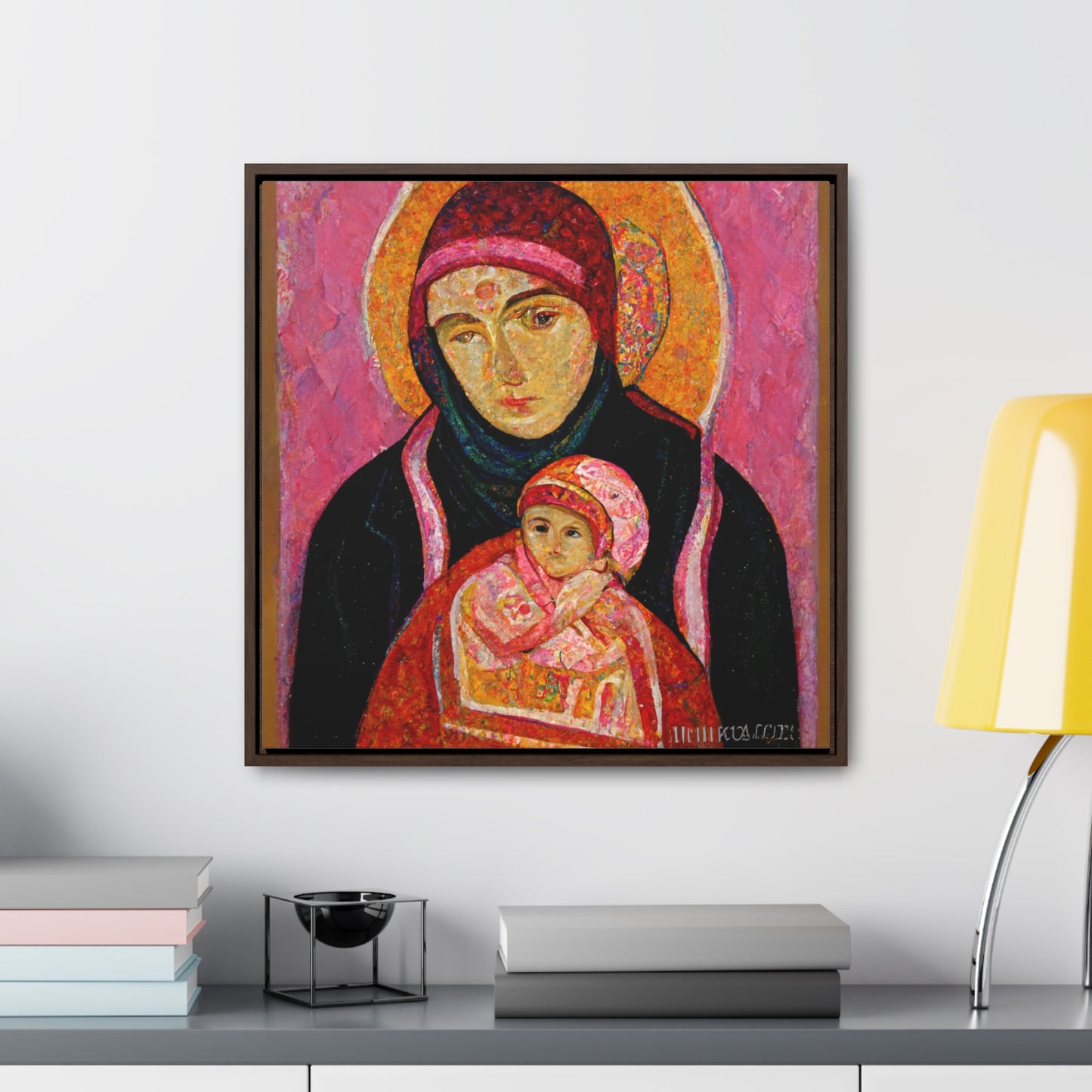 Mary and the Child 30, Valentinii, Gallery Canvas Wraps, Square Frame