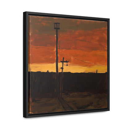 Land of the Sun 77, Valentinii, Gallery Canvas Wraps, Square Frame