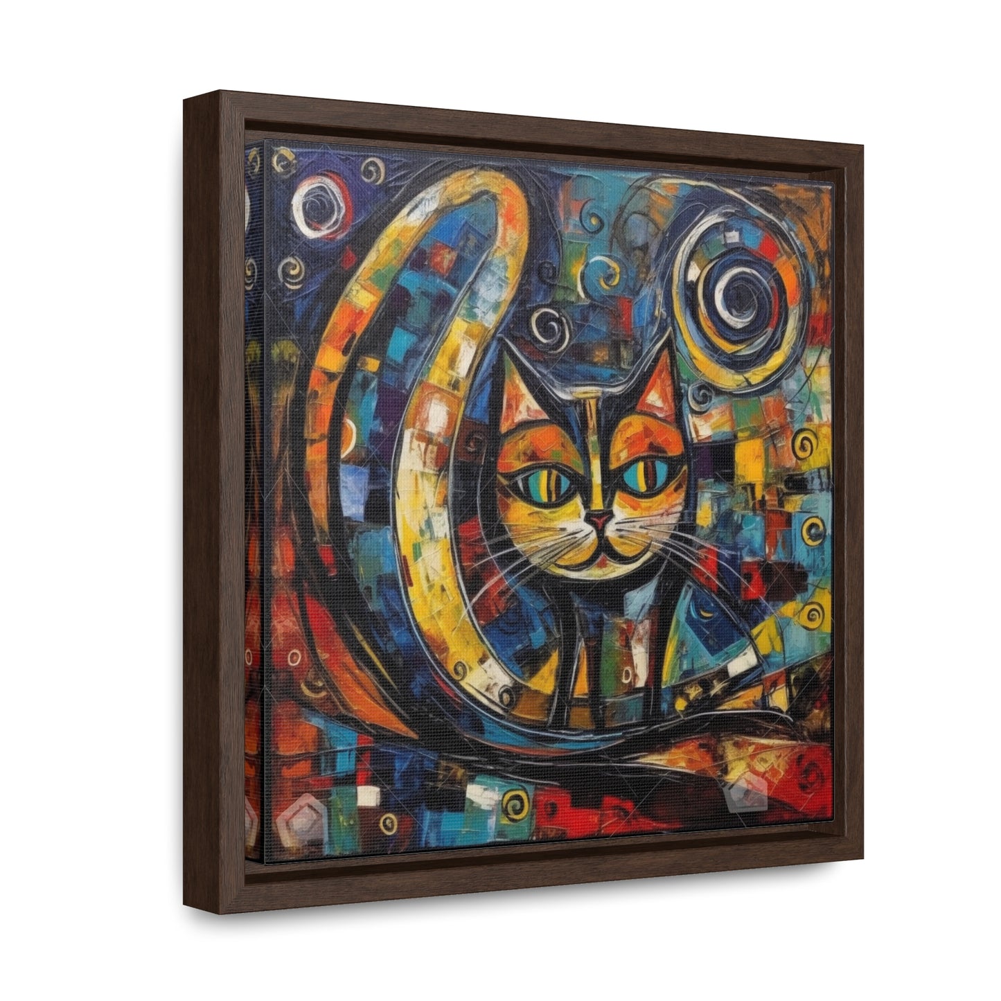 Cat 120, Gallery Canvas Wraps, Square Frame