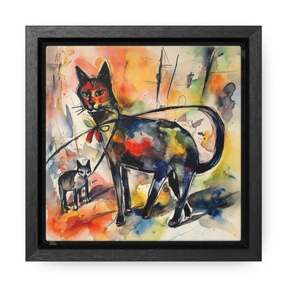 Cat 99, Gallery Canvas Wraps, Square Frame