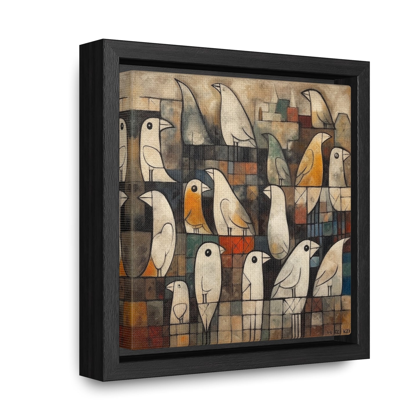 Bird 13, Gallery Canvas Wraps, Square Frame