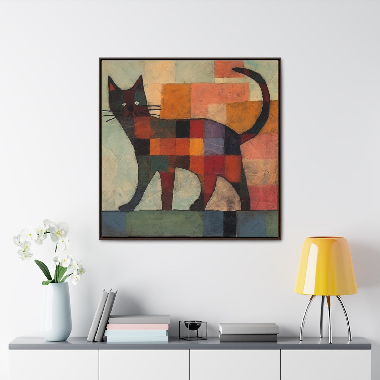 Cat 24, Gallery Canvas Wraps, Square Frame