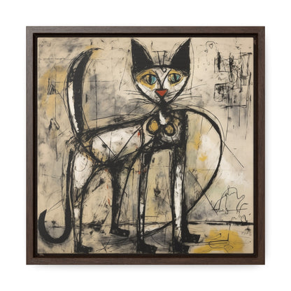 Cat 47, Gallery Canvas Wraps, Square Frame