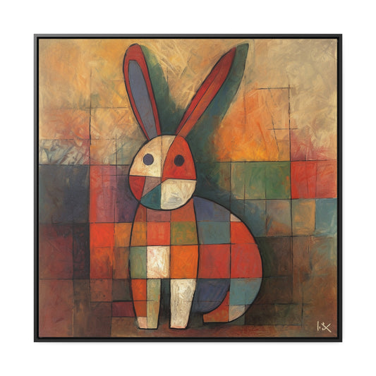 Rabbit 17, Gallery Canvas Wraps, Square Frame