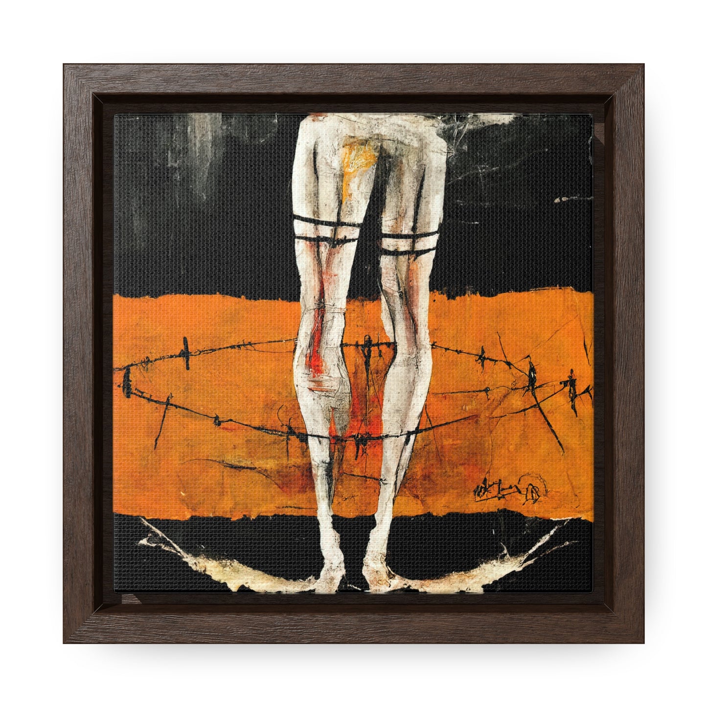 Feet and Drama 13, Valentinii, Gallery Canvas Wraps, Square Frame