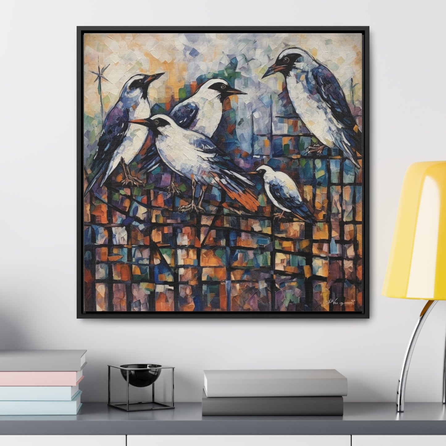 Bird 23, Gallery Canvas Wraps, Square Frame