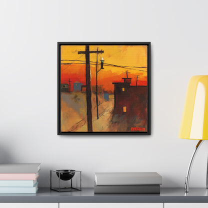 Land of the Sun 76, Valentinii, Gallery Canvas Wraps, Square Frame