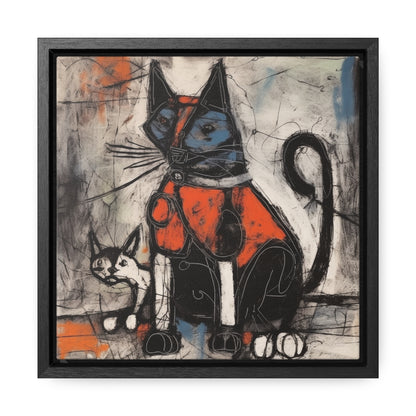 Cat 89, Gallery Canvas Wraps, Square Frame