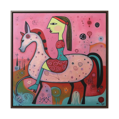 The Dreams of the Child 51, Gallery Canvas Wraps, Square Frame