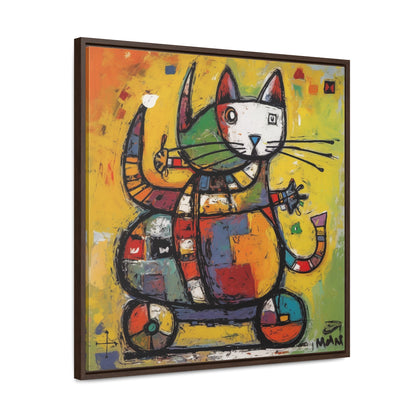 Cat 139, Gallery Canvas Wraps, Square Frame