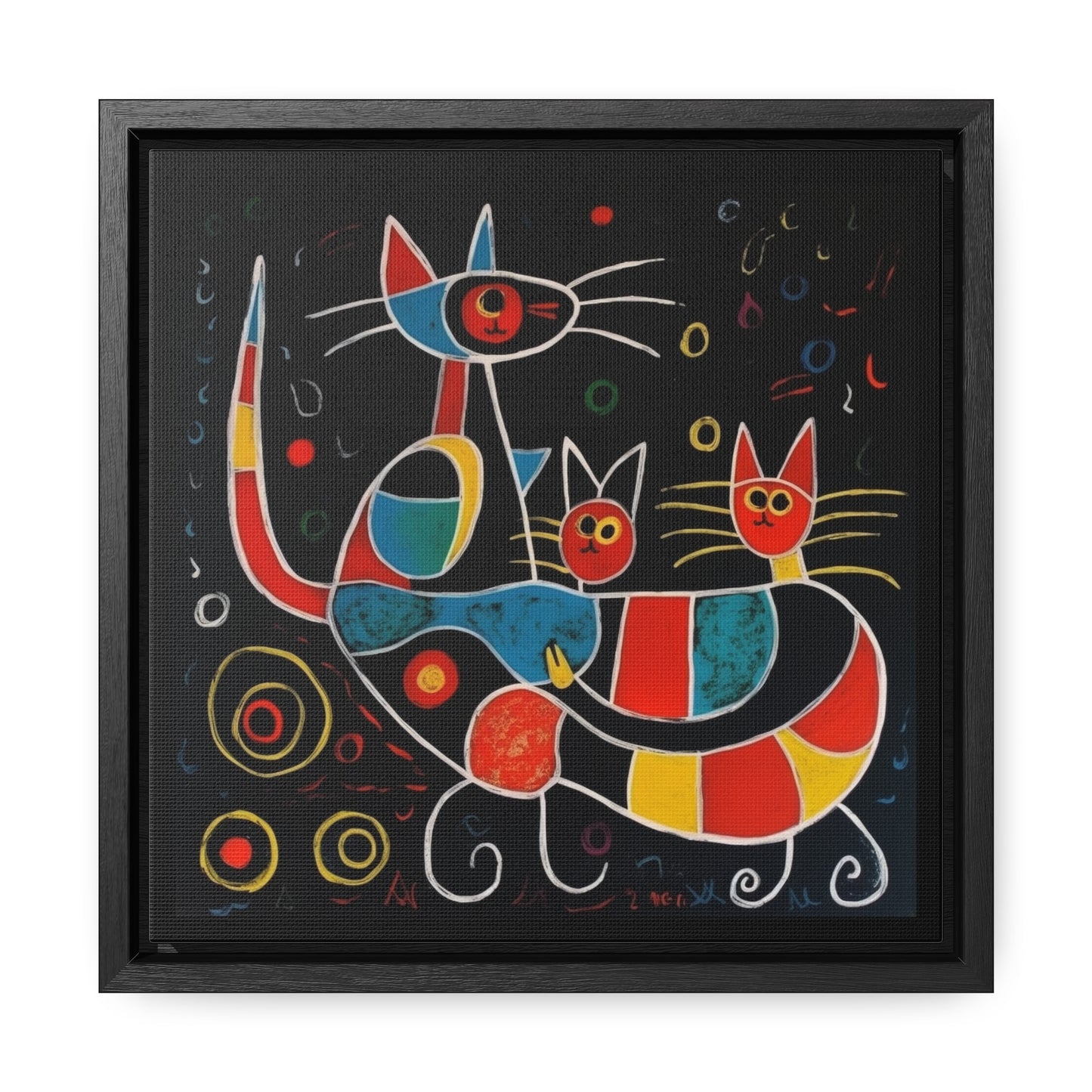 Cat 152, Gallery Canvas Wraps, Square Frame