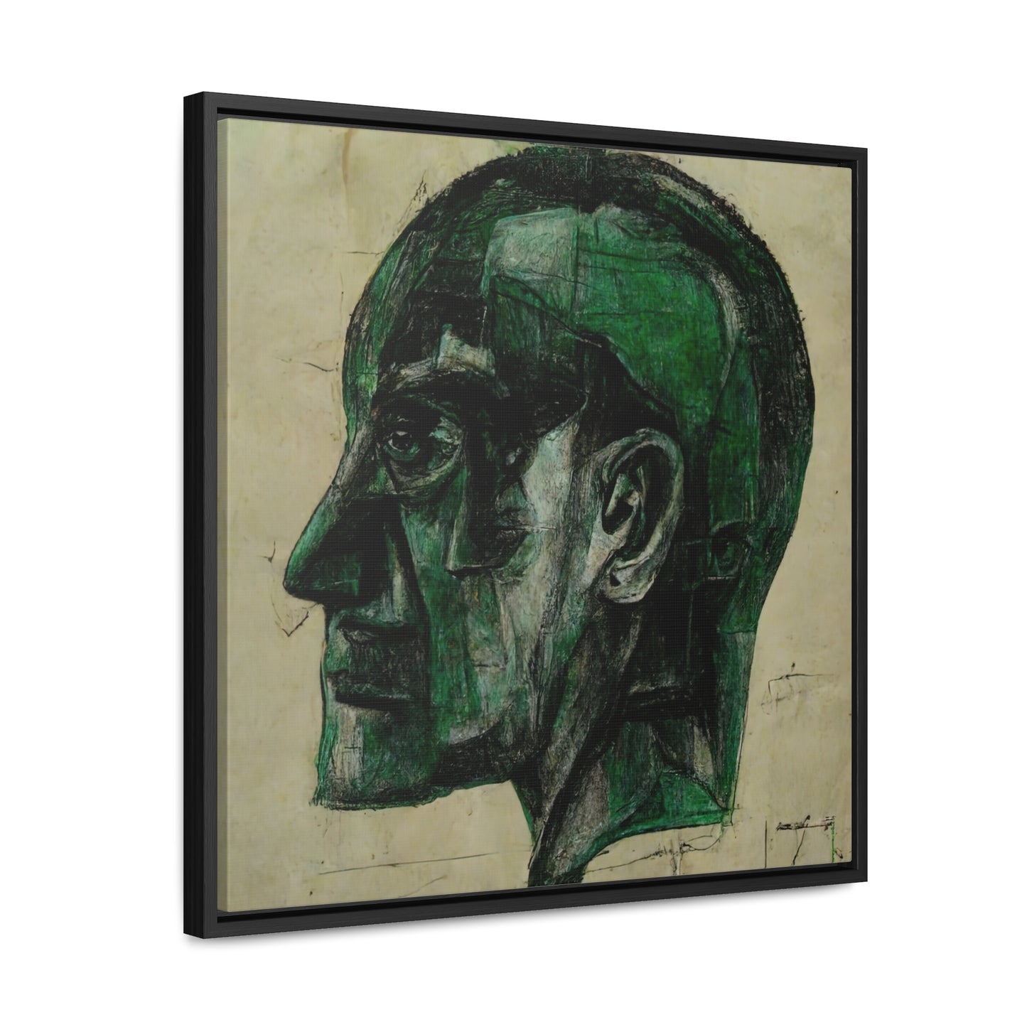 Heads 5, Valentinii, Gallery Canvas Wraps, Square Frame