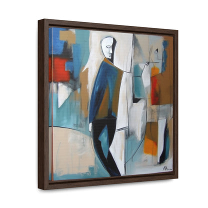 Sad Man 25, Valentinii, Gallery Canvas Wraps, Square Frame