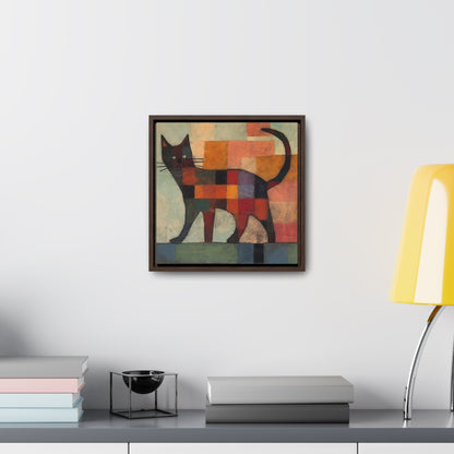 Cat 24, Gallery Canvas Wraps, Square Frame