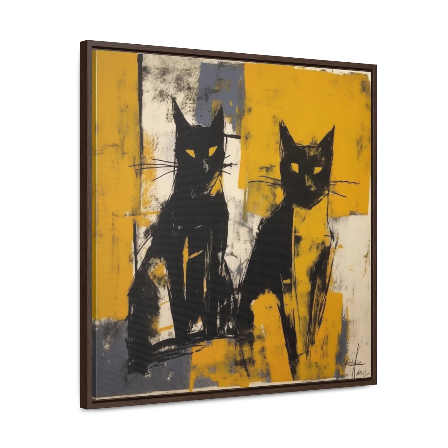 Cat 14, Gallery Canvas Wraps, Square Frame