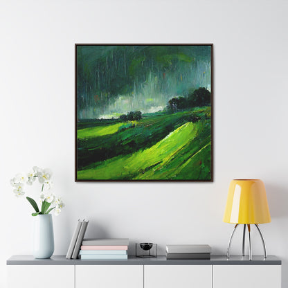 To the Rainy Land 3, Valentinii, Gallery Canvas Wraps, Square Frame