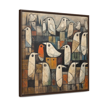 Bird 12, Gallery Canvas Wraps, Square Frame