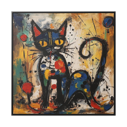 Cat 105, Gallery Canvas Wraps, Square Frame