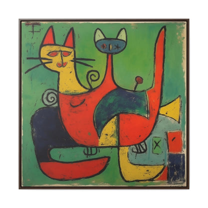 Cat 143, Gallery Canvas Wraps, Square Frame