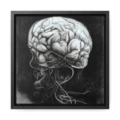 Brain 27, Valentinii, Gallery Canvas Wraps, Square Frame
