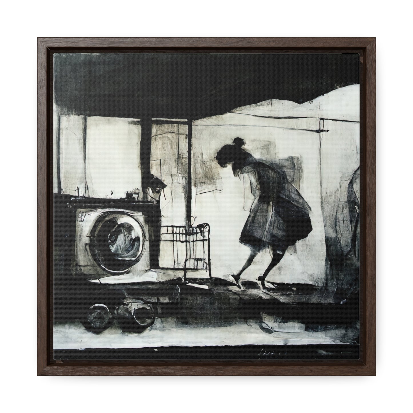 Domestic Memories 15, Valentinii, Gallery Canvas Wraps, Square Frame