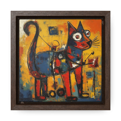 Cat 95, Gallery Canvas Wraps, Square Frame