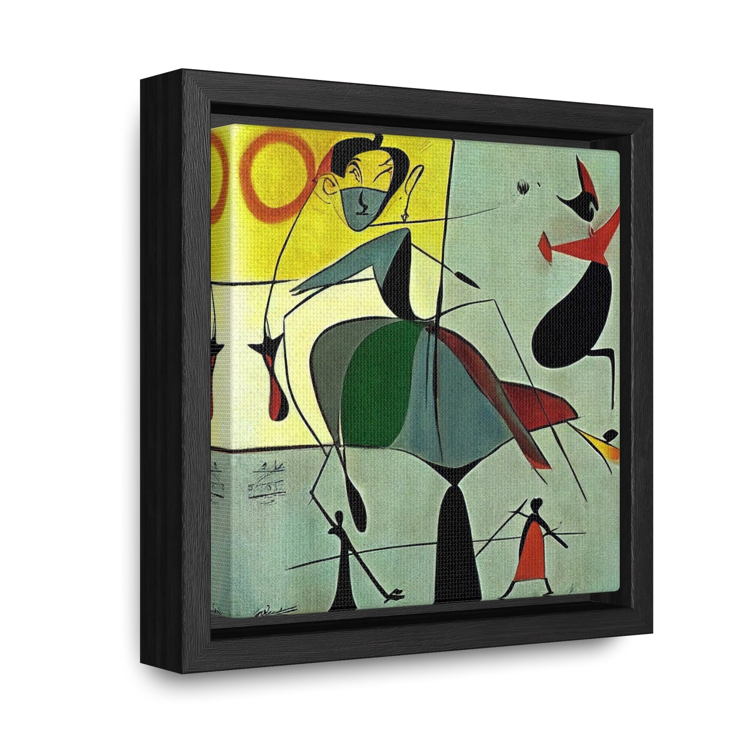 Naivia 19, Gallery Canvas Wraps, Square Frame