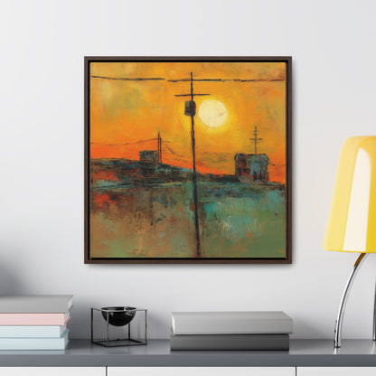 Land of the Sun 53, Valentinii, Gallery Canvas Wraps, Square Frame