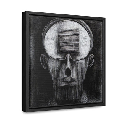 Brain 48, Valentinii, Gallery Canvas Wraps, Square Frame