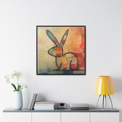 Rabbit 26, Gallery Canvas Wraps, Square Frame