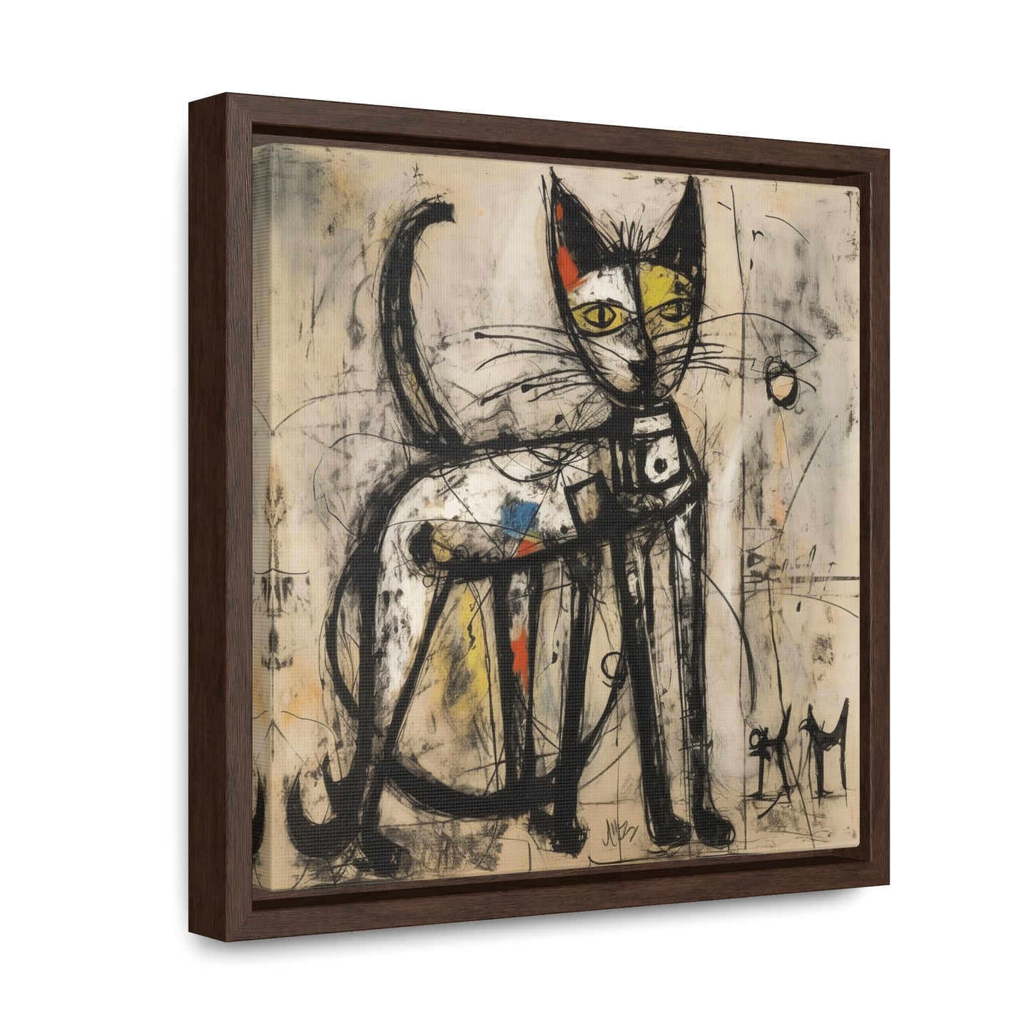 Cat 49, Gallery Canvas Wraps, Square Frame